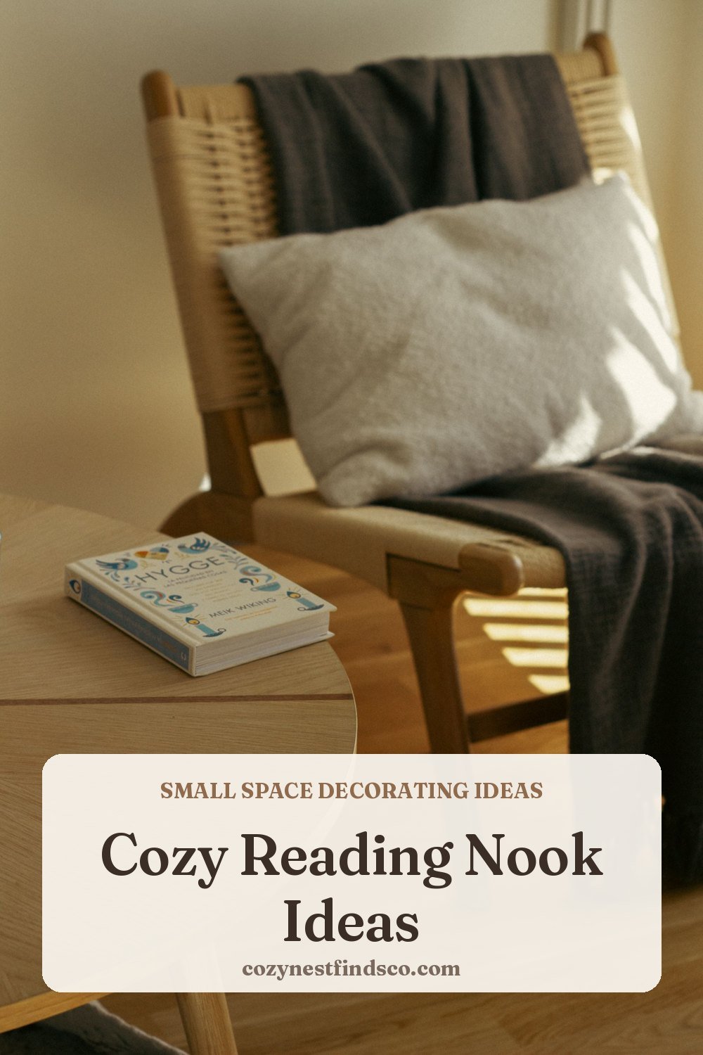 Cozy Reading Nook Ideas: pin image for Pinterest