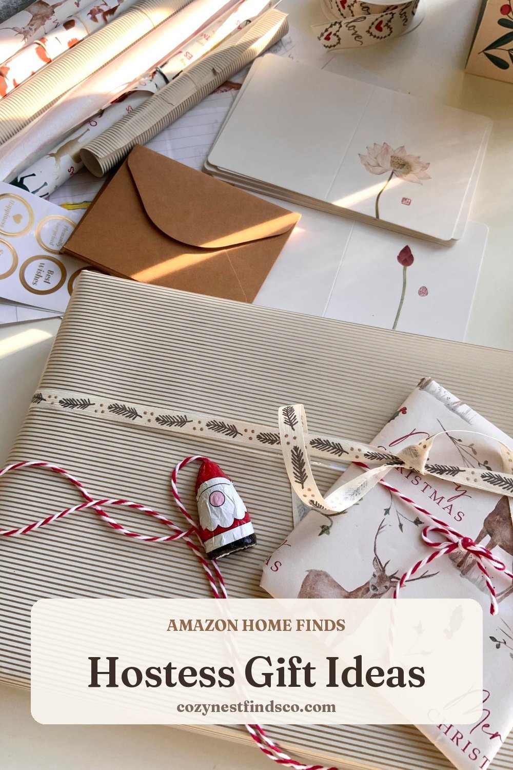 Hostess Gift Ideas: pin image for Pinterest